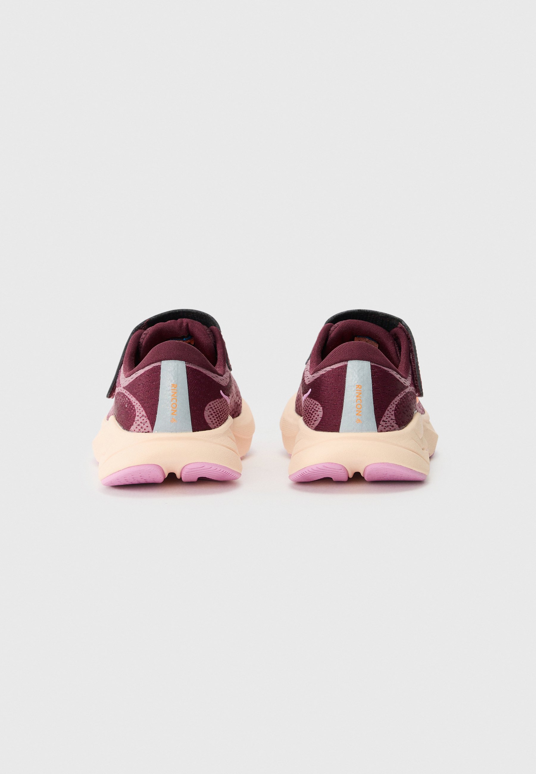 HOKA RINCON 4 LITTLE UNISEX - Trailrunning schoenen - zwart kersenrood/klassiek mauve