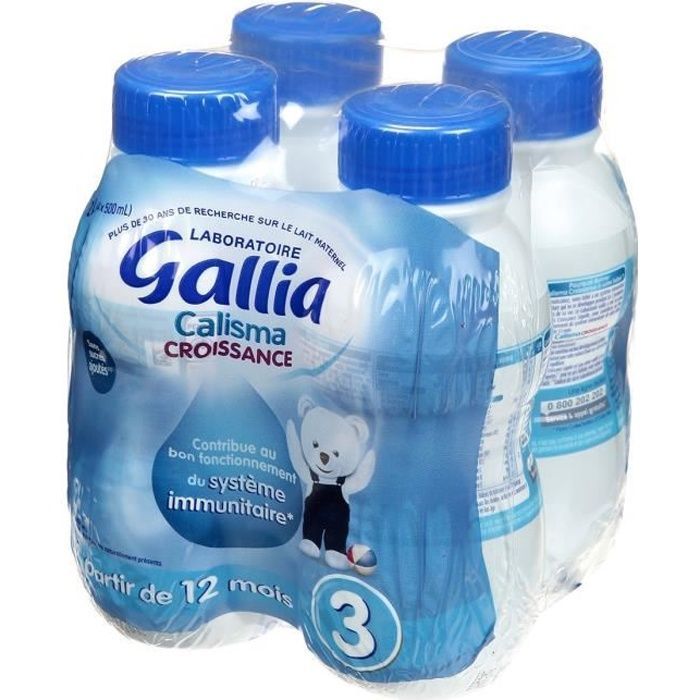 Leite de crescimento Gallia Calisma 4 x 500ml