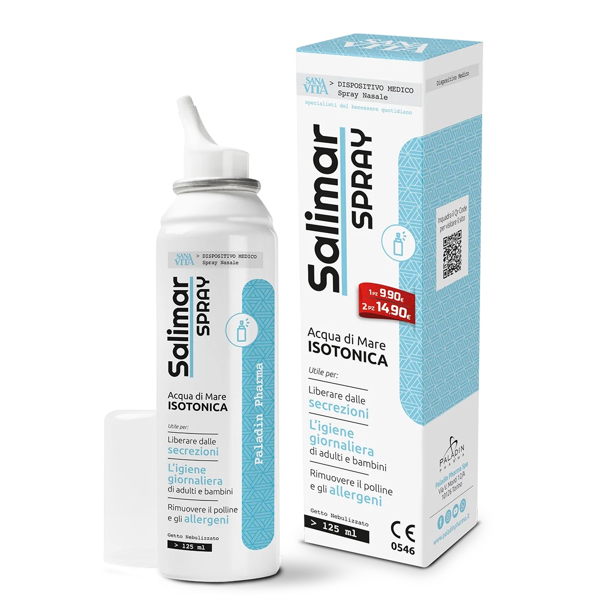 SANAVITA Sanavita Salimar Spr Nas 125 ml