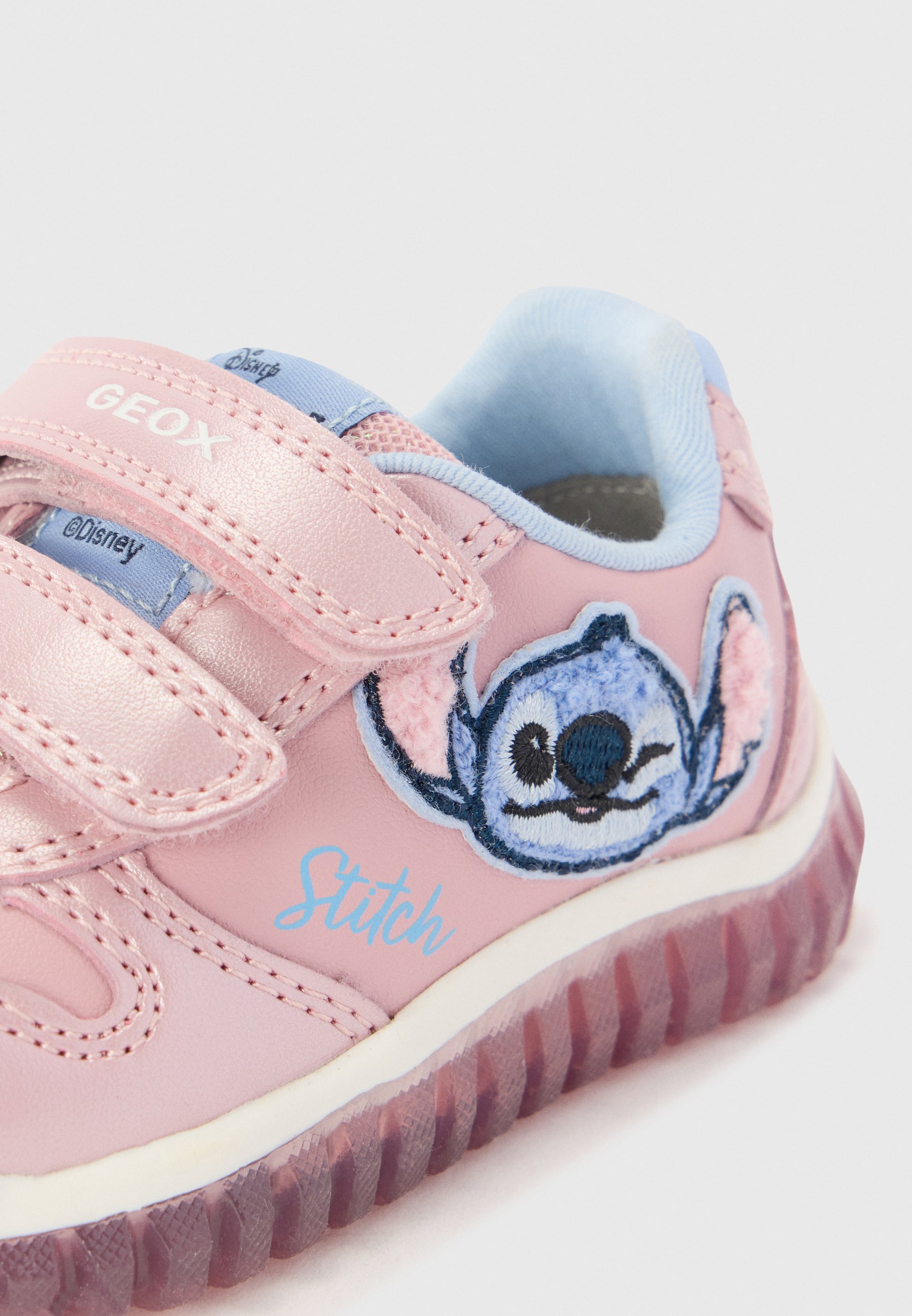 Geox LILO & STITCH - Baskets montantes - rose/ciel