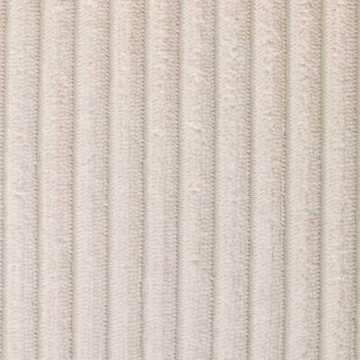 Sofá cama esquinero reversible DAYTONA de 5 plazas - Pana beige - Compartimento de almacenamiento - Ancho 260 x Alto 94 x Profundidad 216 cm