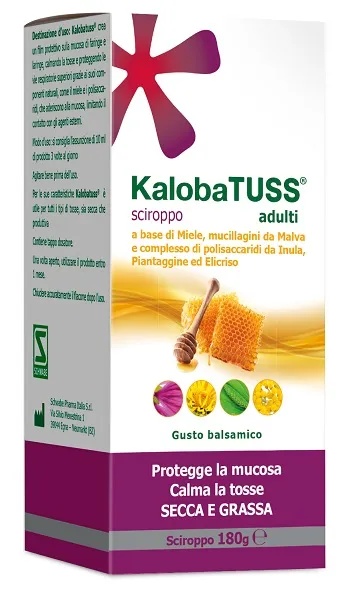 Xarope Kaloba Tuss para tosse seca e dolorosa, 180 g, para adultos.
