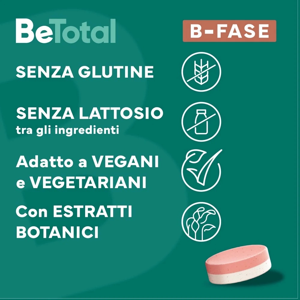 BE-TOTAL Be-Total B Fase 20 comprimidos sem glúten