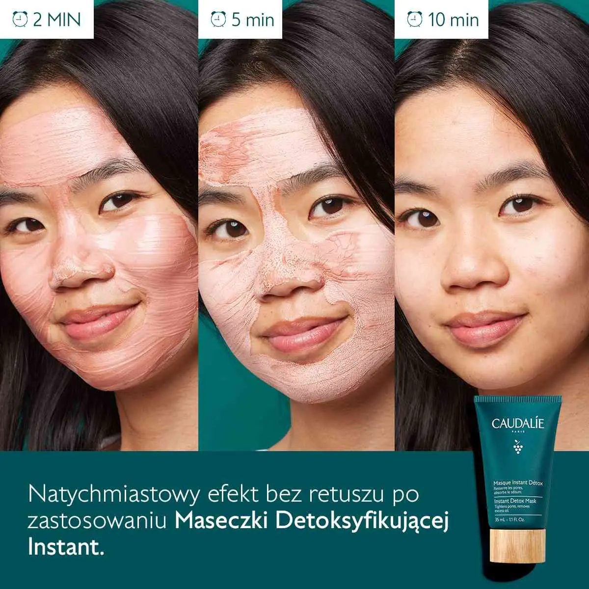 Caudalie Vinergetic C+ Maseczka detoksykująca instant, 35 ml