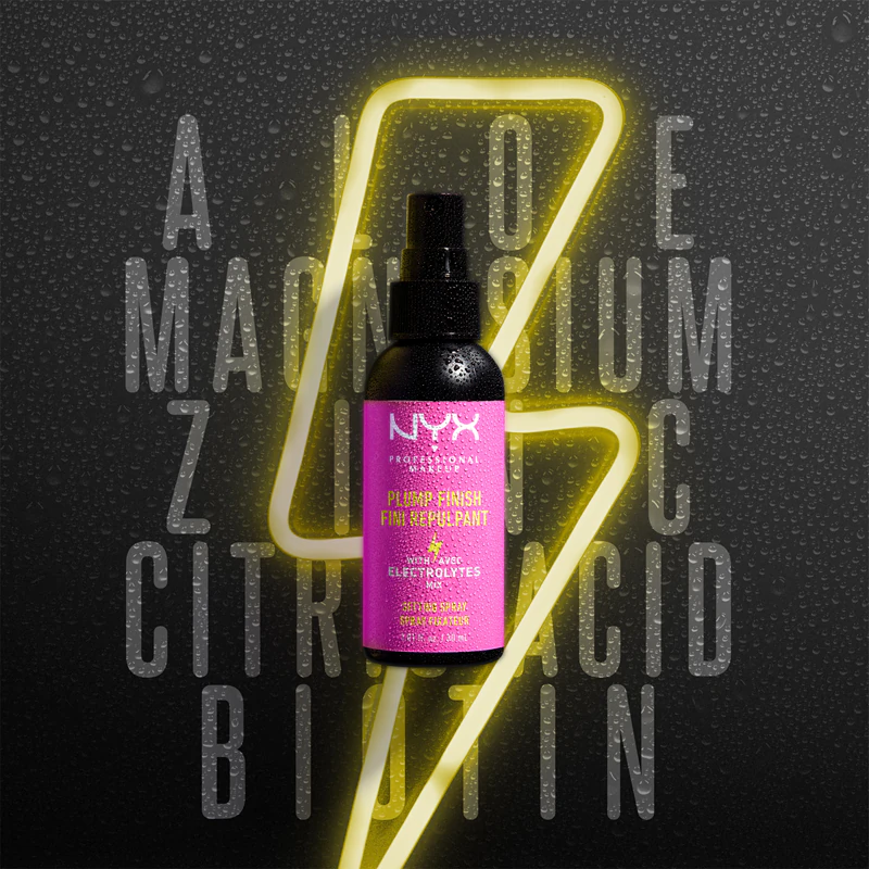 NYX Professional Makeup Plump Finish Setting Spray met vitaminen