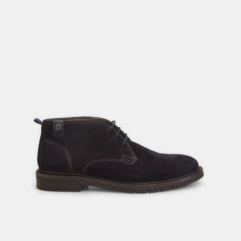 BATA heren enkellaarsjes van suède