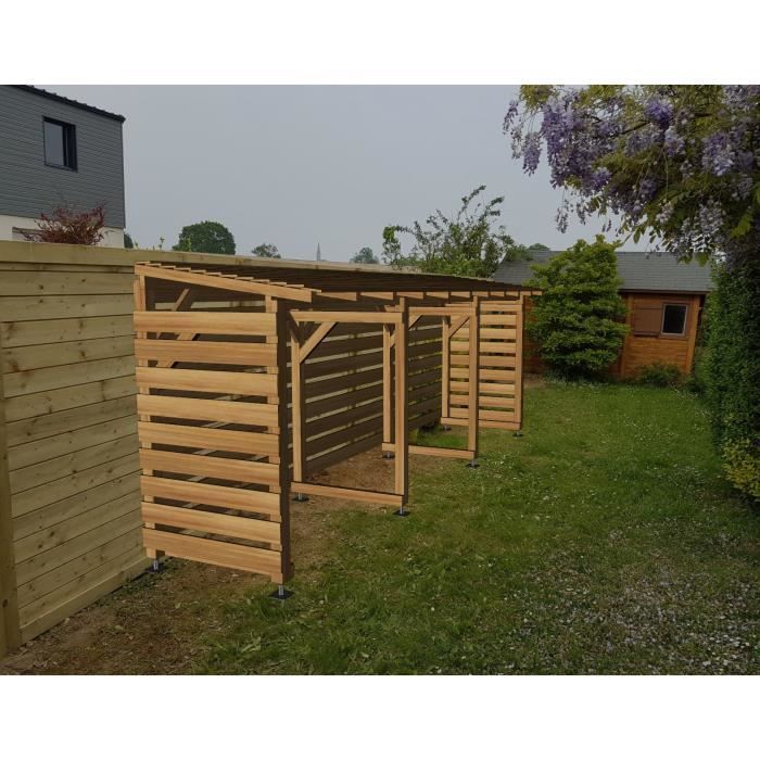 Kit Buches 6m - Couvert - Cl3 Marron - Jardinatoire
