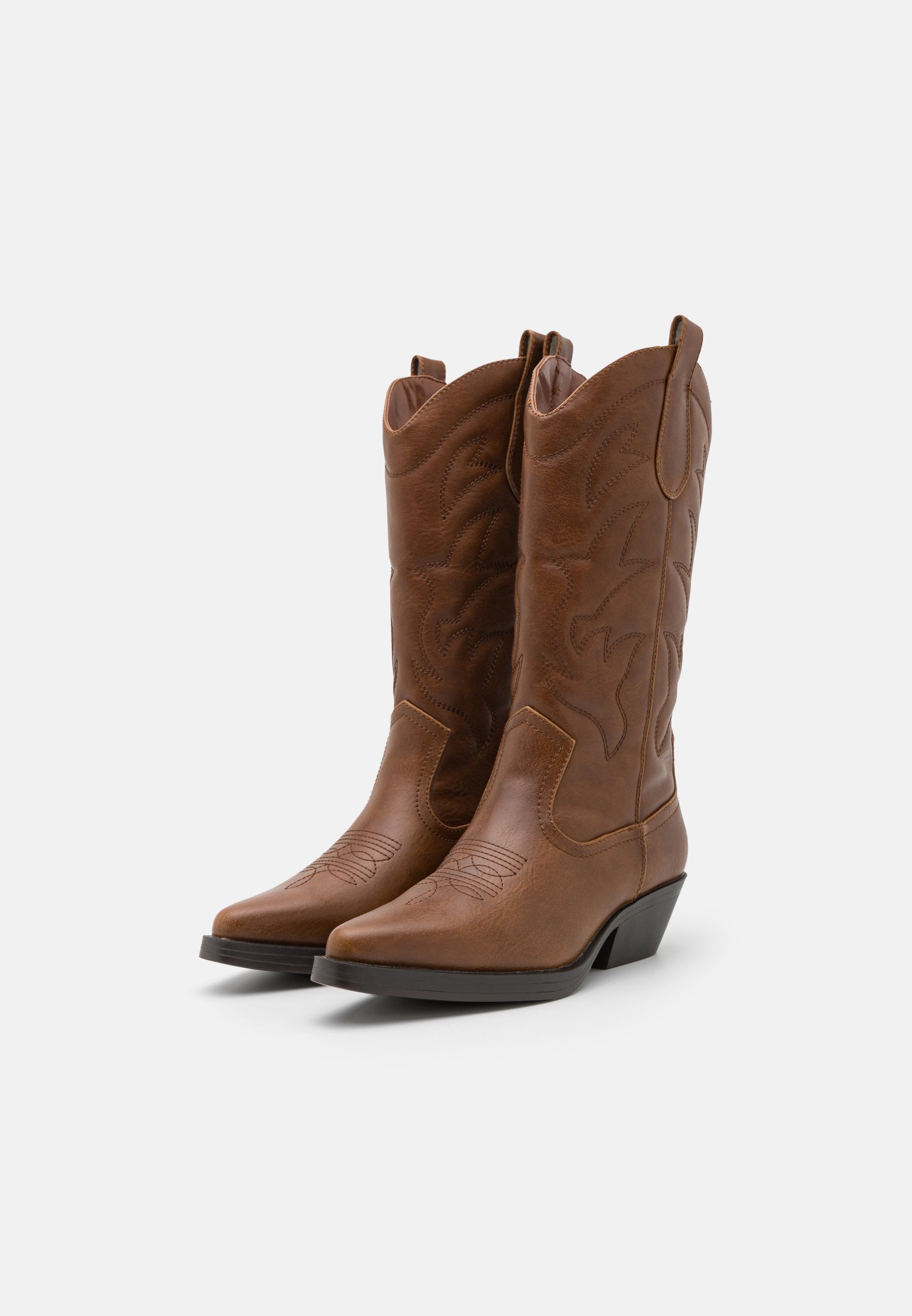 ONLY SHOES ONLBRONCO - Cowboy-/motorlaarzen - bruin