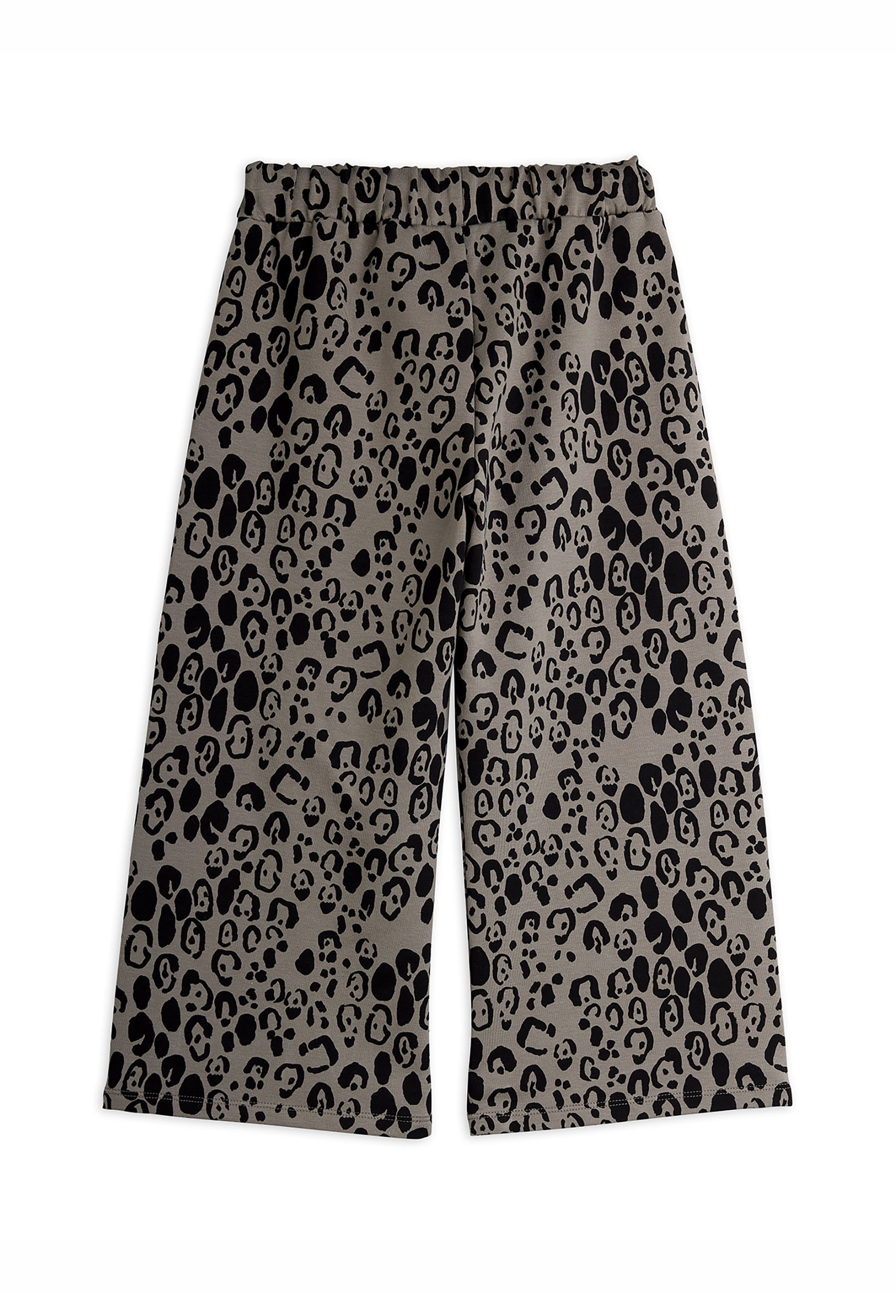 Pantalon unisexe Mini Rodini léopard brossé - gris