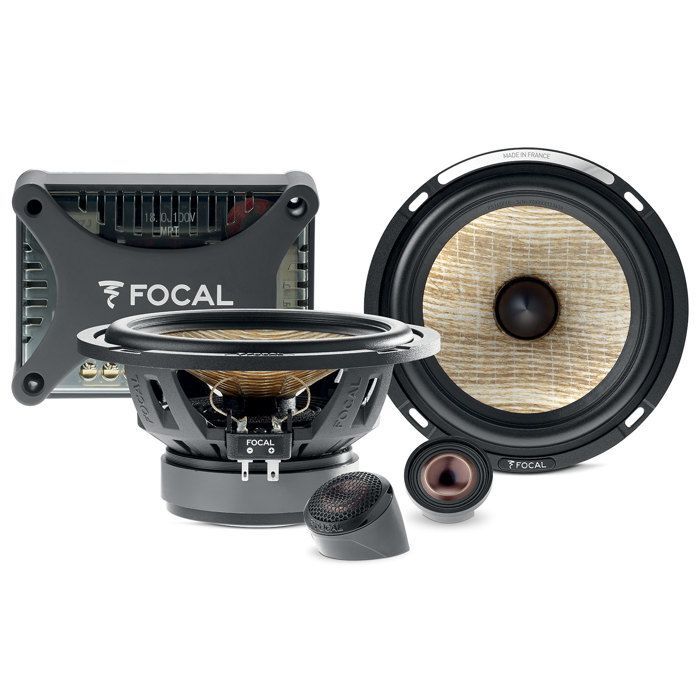 Focal PS 165 FXE Speaker Kit - 2-way component system - 80W RMS - 16.5 cm woofer - Flax cone