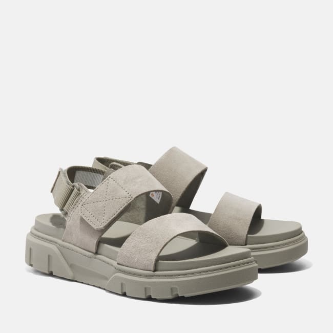 Sandalo a Doppia Fascia Greyfield da Donna in                beige