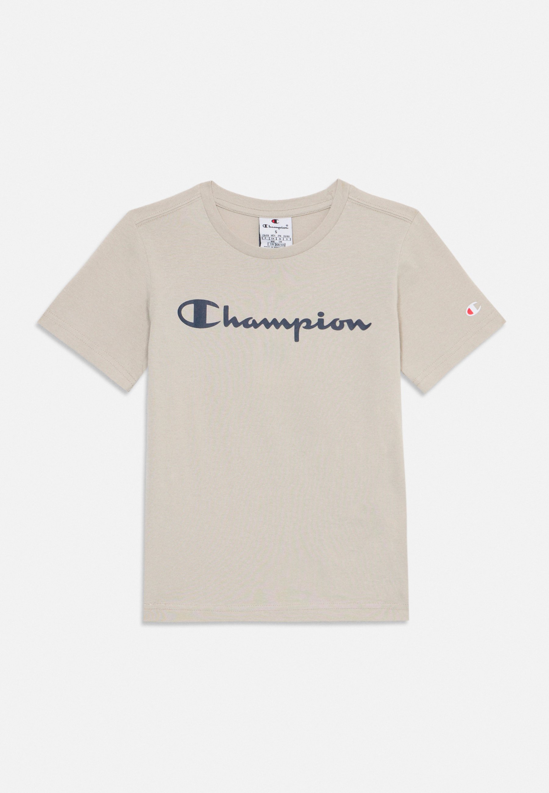 Champion ICONS CONTRAST CREWNECK UNISEX - Marškinėliai su spauda - smėlio spalvos