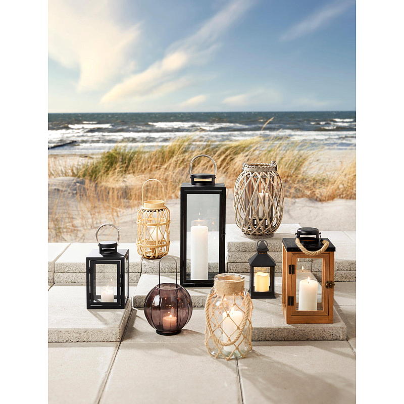 Kotilyhty Slettnes 19x19x48 cm musta