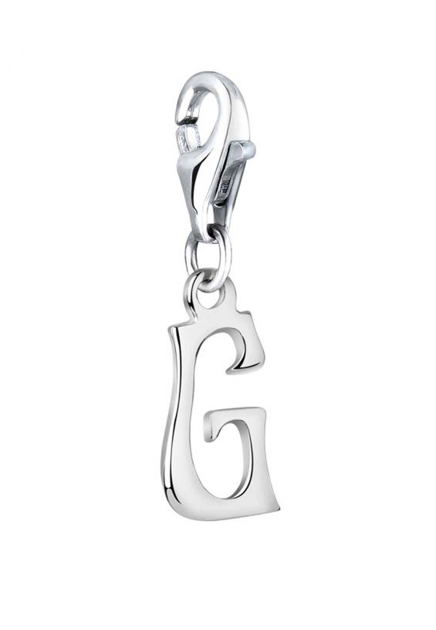 Nenalina Pendentif Charm Lettre en argent sterling 925 pour tous les s porte-charme et perle actuels