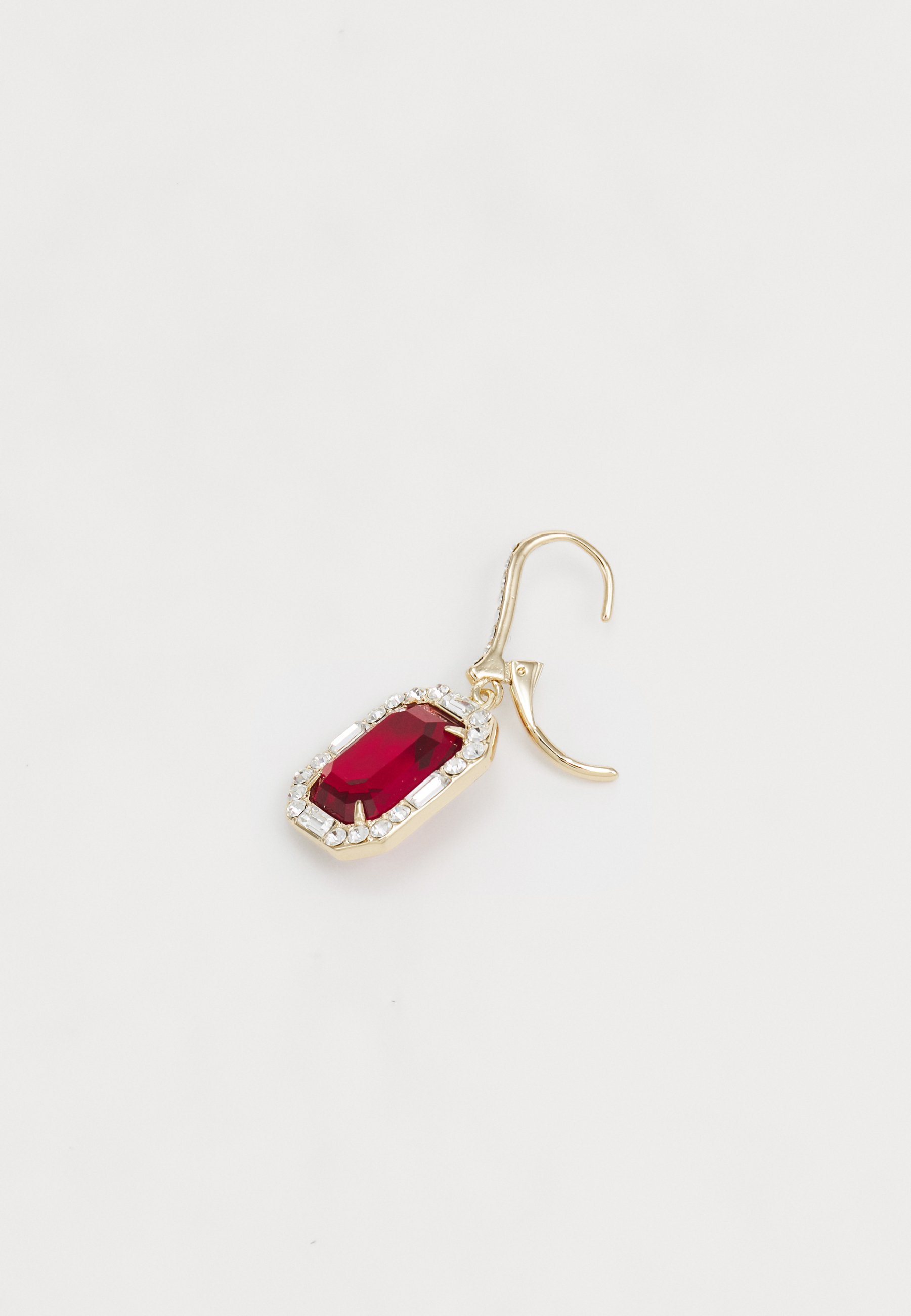 Lauren Ralph Lauren STONE DROP - Oorbellen - goudkleurig/bordeaux