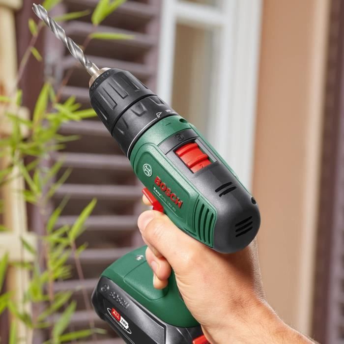 Taladro atornillador inalámbrico EasyDrill 18V-40 (2 x 2.0Ah) + AL18V-20 en maletín de transporte