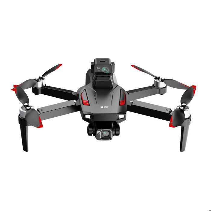 Drone met 3-assige gimbalcamera, 360° 8K HD-sensor en afstandsbediening met 4,5 inch (11,4 cm) scherm.