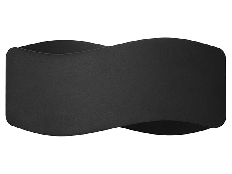 Kinkiet Tila 30 cm stalowy czarny