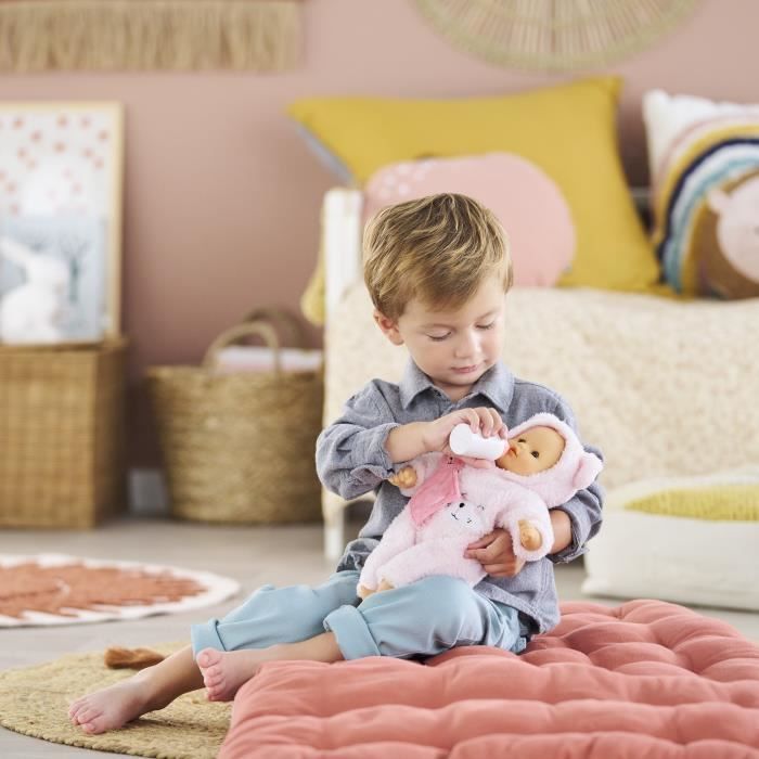 Mon Premier Poupon COROLLE - Bébé Calin Ourson d'Amour - 30 cm - 2 accessoires - senteur de vanille - dès 18 mois
