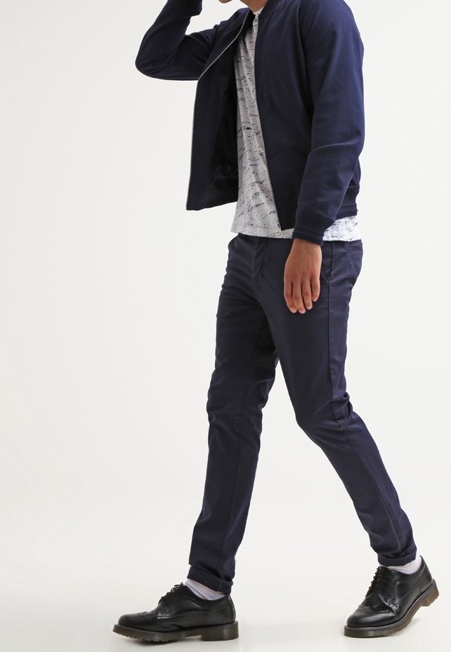 Pantalon chino Topman - bleu foncé