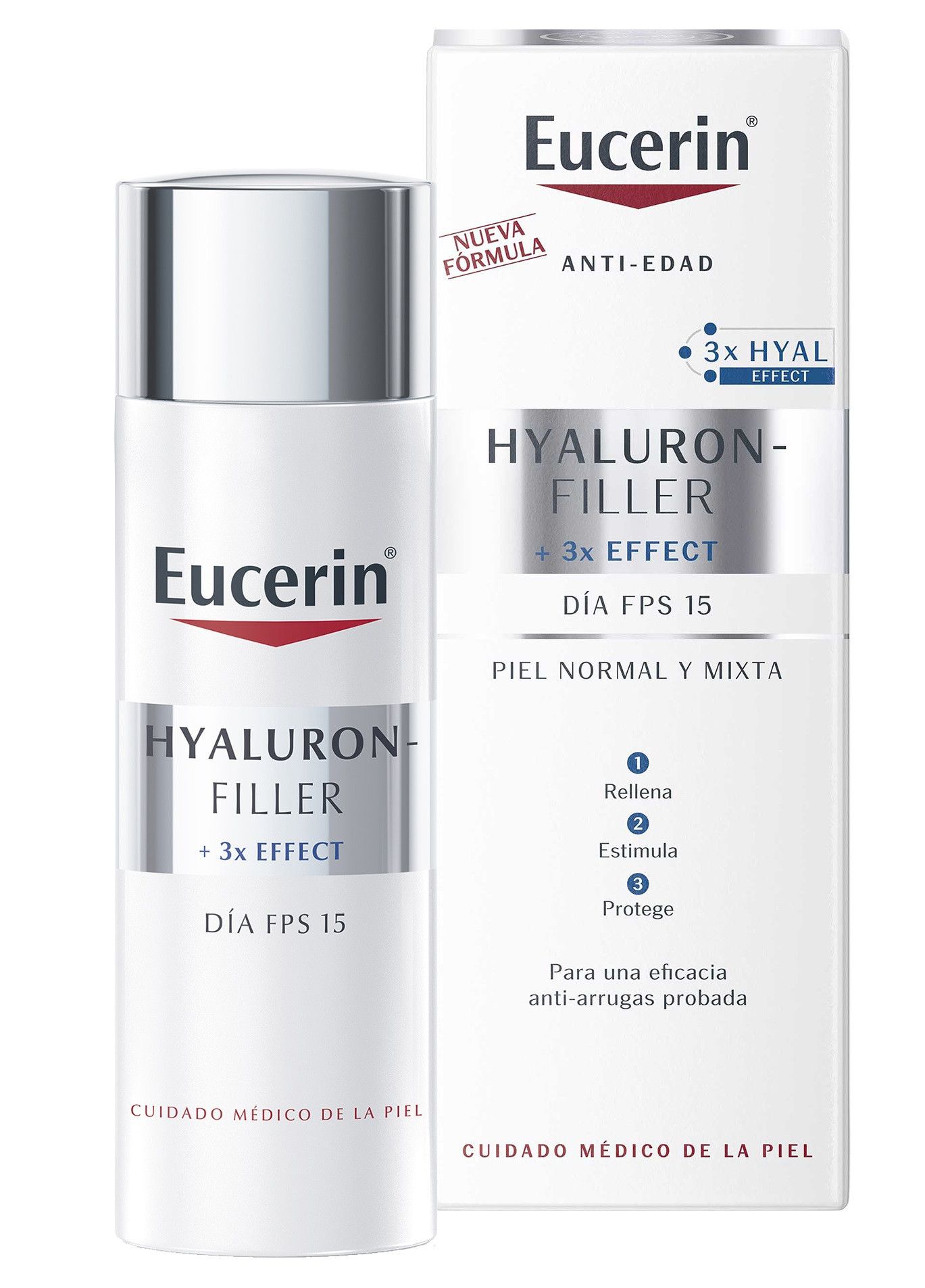 Dnevna krema s hijaluronskom filerom SPF 15 Protiv bora i starenja