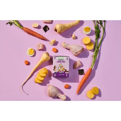 Naturediet Feel Good fără cereale pentru căței - Pui