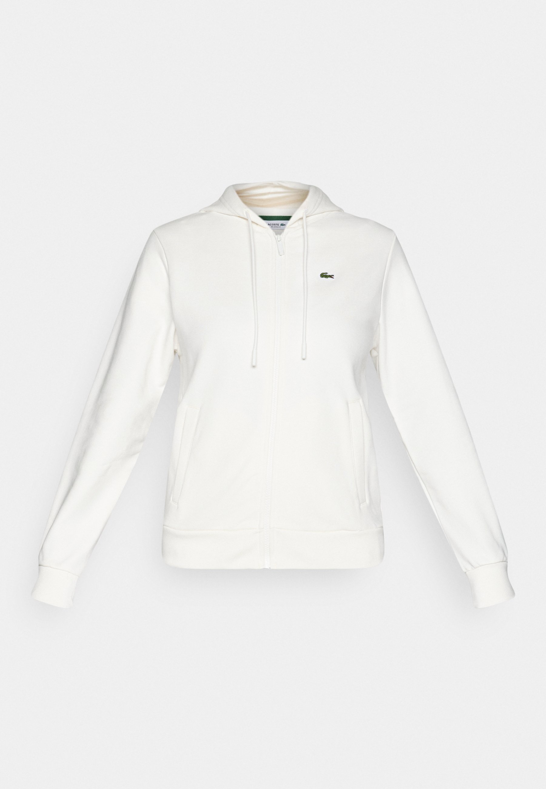 Mikina s kapucí - black/white Lacoste Sport