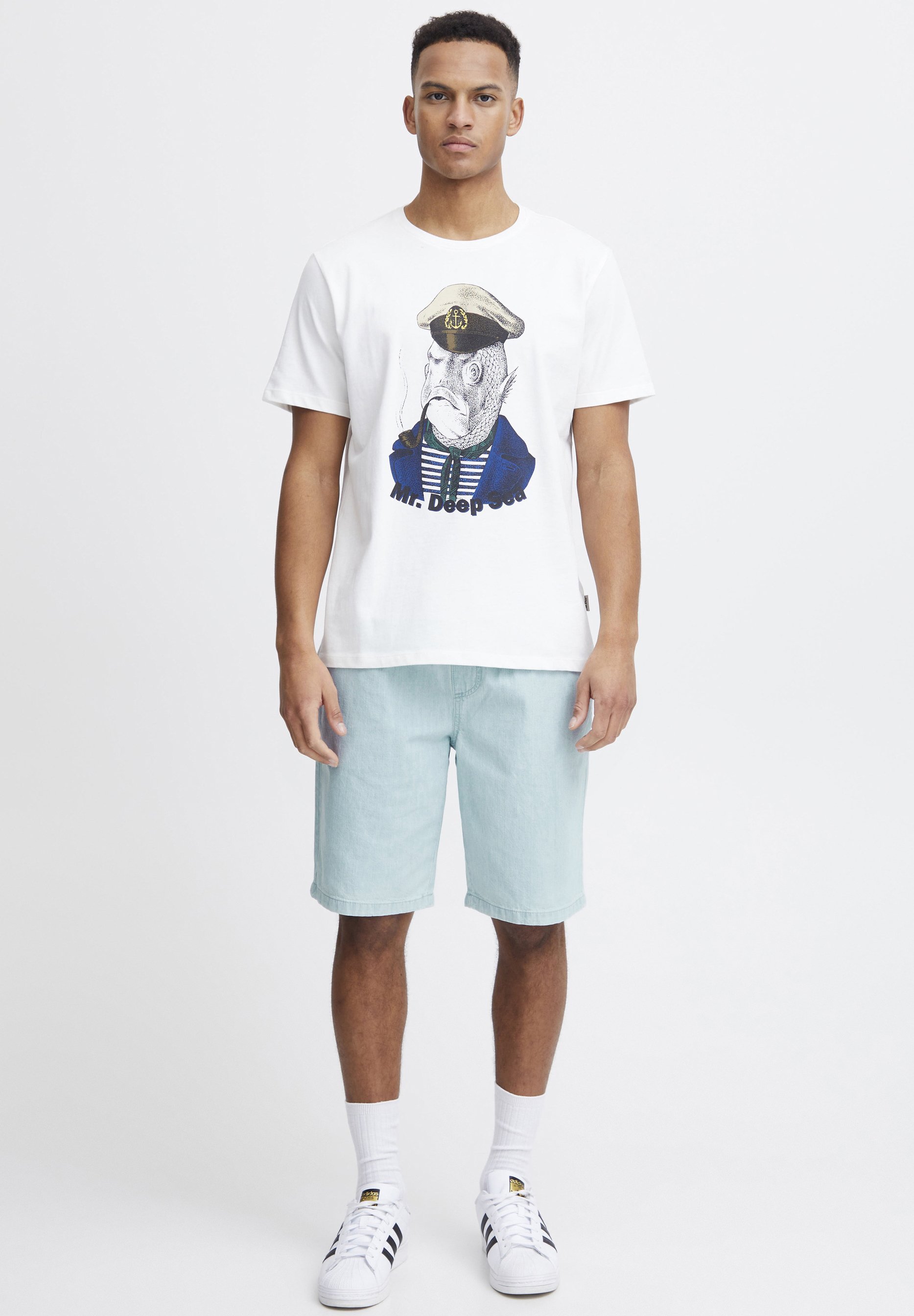 Blend BHSHORTS RELAXED FIT - Denim-Shorts - Denim hellblau