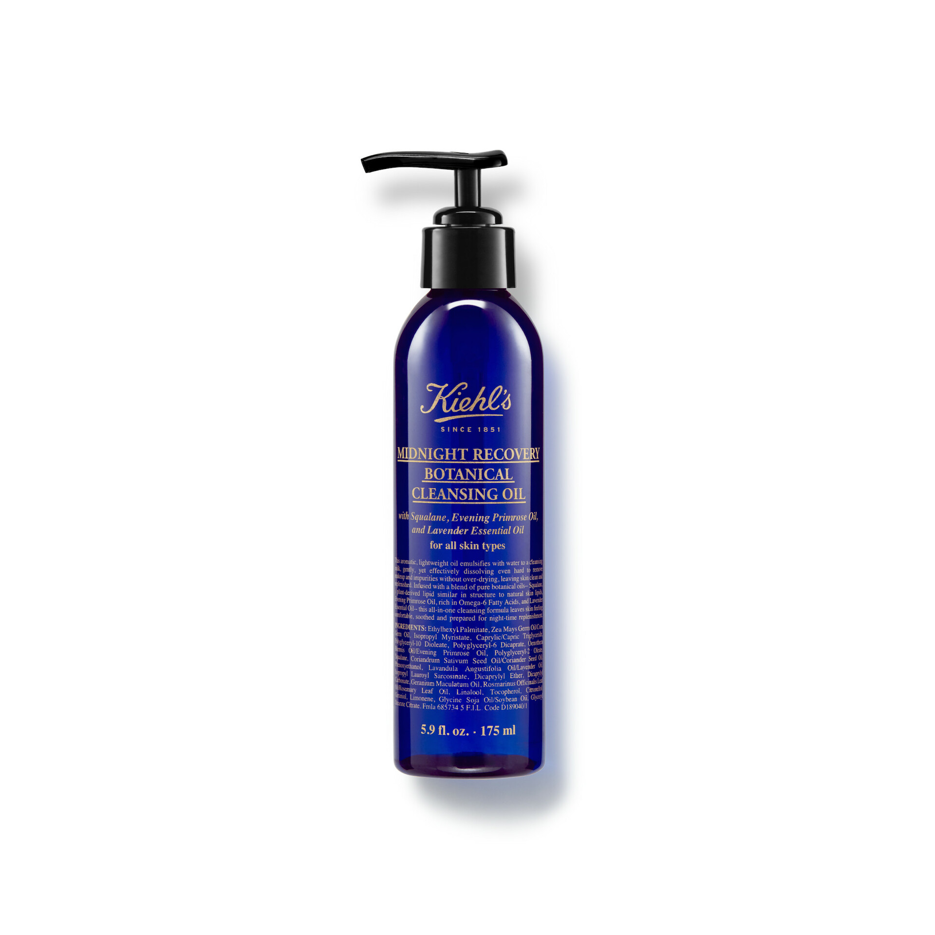 Ulei de curățare botanic Midnight Recovery 175 ml - Kiehl's
