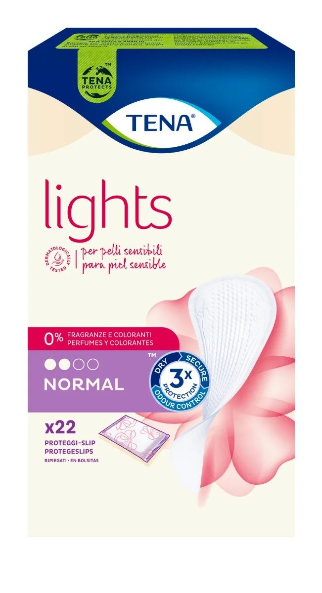 TENA Tena Lights Sensitive Faltbare Intimeinlagen 22 Stück bei Inkontinenz