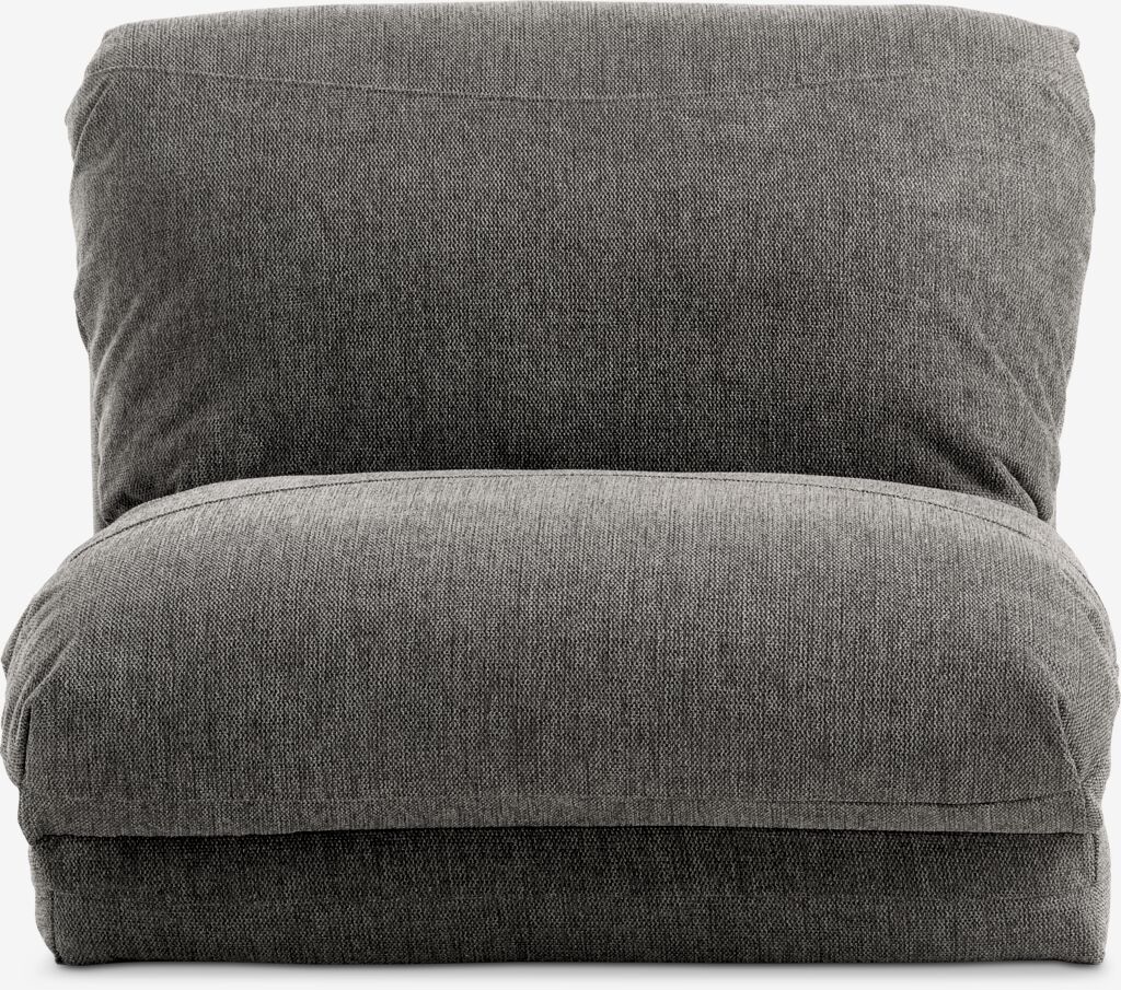 KLIN Fotelja na razvlačenje KLIN siva tkanina