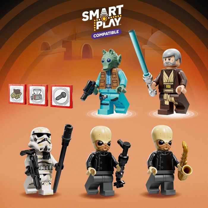 LEGO Star Wars SMART Play : la Cantina de Mos Eisley - Jouet 8 ans - Set Compatible 75425