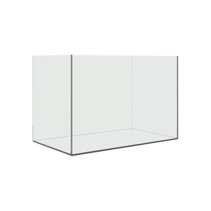 Aquário retangular de vidro - vidaXL - 60x35x40 cm - Branco - Vidro resistente - Bordas lisas - Sem emendas
