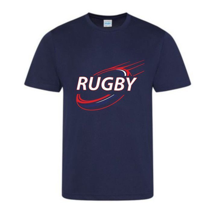 Children's Rugby Jersey & Shorts Set – Polyester – Ages 3 to 14 – Blue