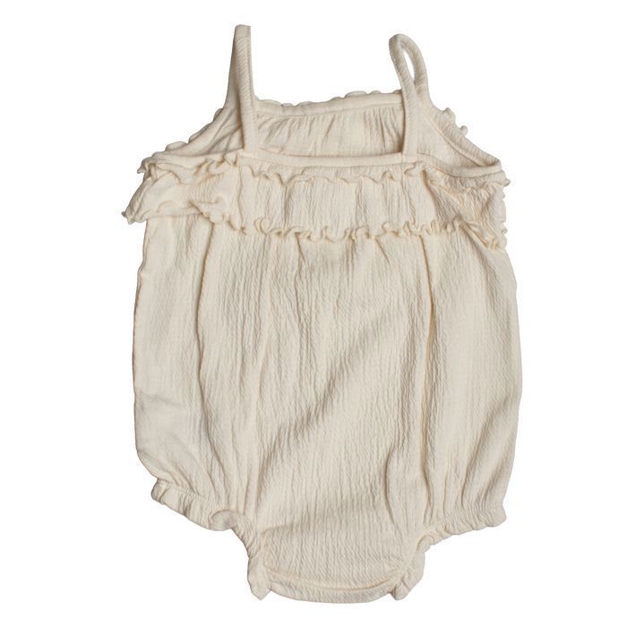 Conjunto de 2 piezas: body y diadema 875139 para bebé niña - Caqui