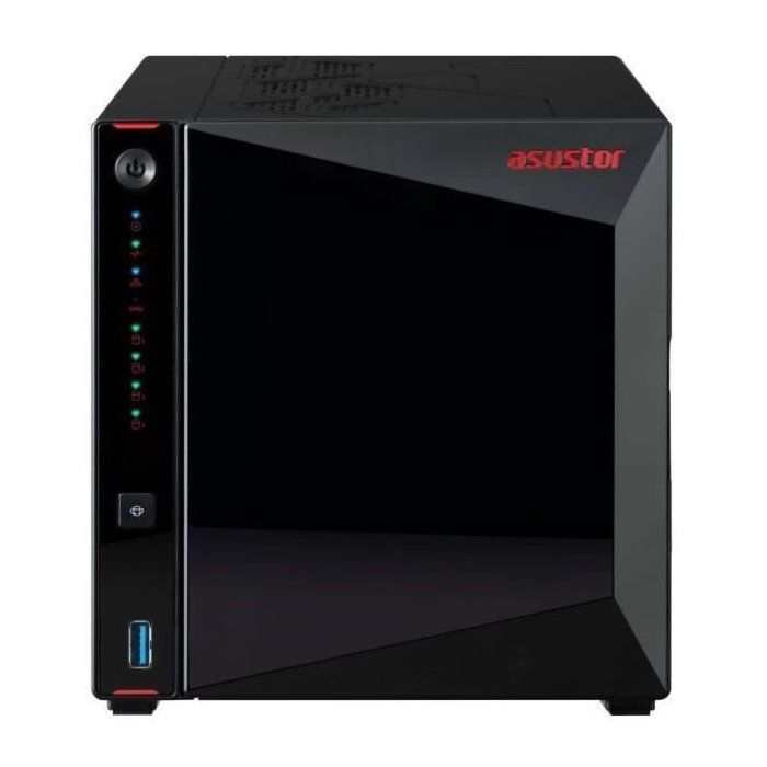 NAS server - ASUSTOR - AS5404T Nimbustor 4 Gen2 - Quad-Core 2.0GHz - 4GB DDR4 - 2x 2.5GbE - 4 bays