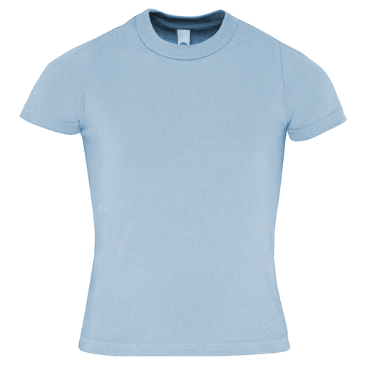 Camiseta Básica De Manga Corta American Apparel