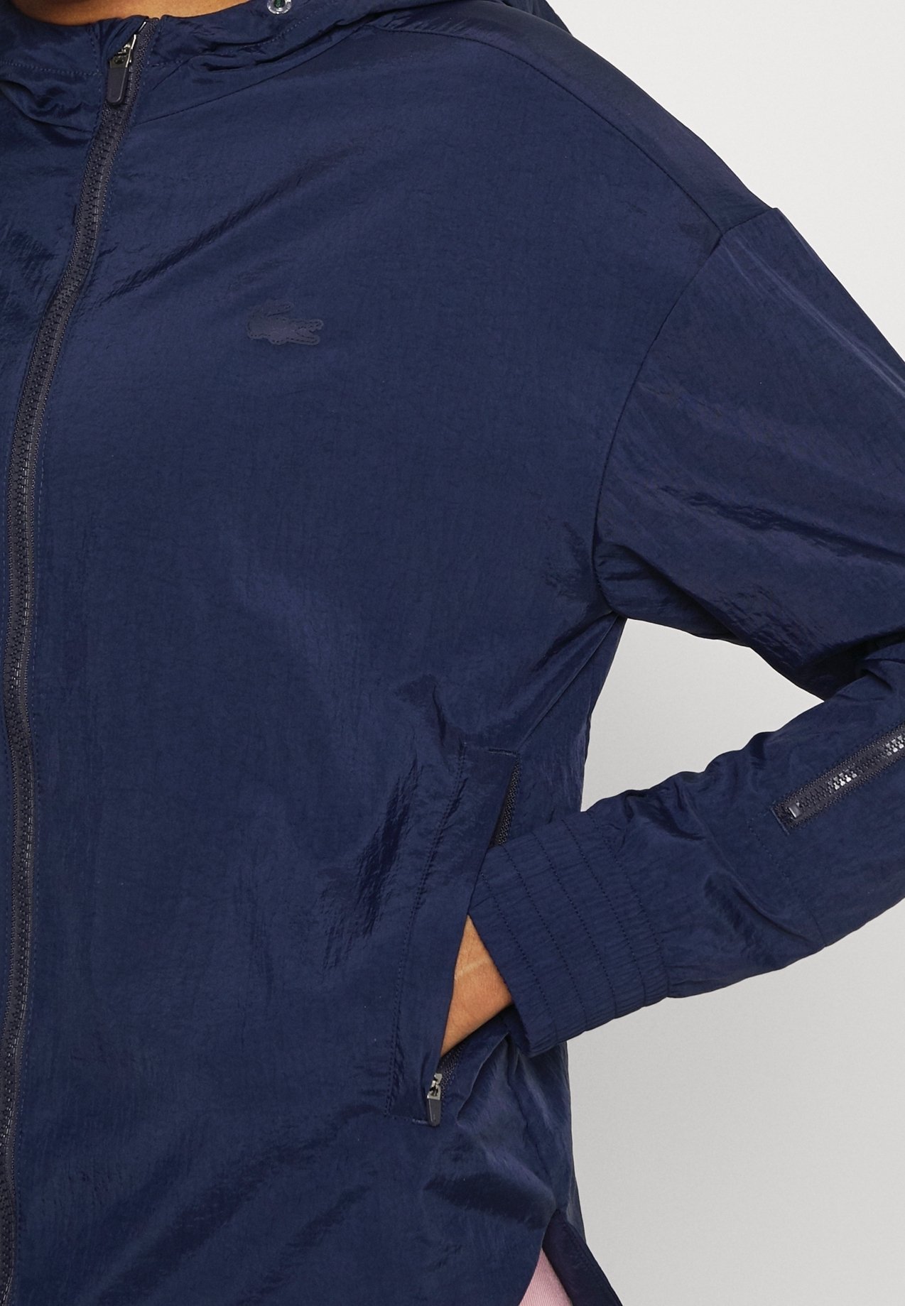 Lacoste Sport trainingsjack - donkerblauw