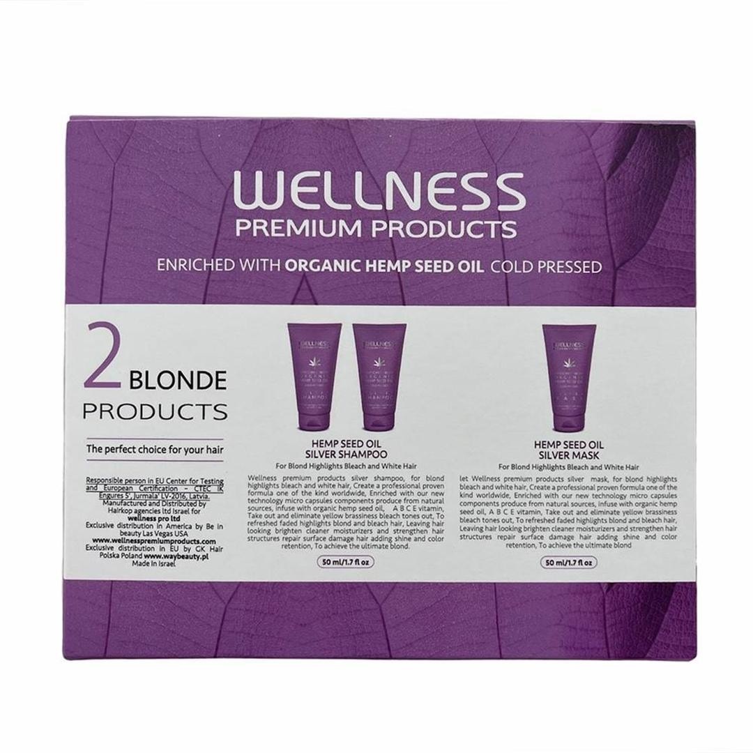 Komplet za nego las Wellness Silver Mini Set - Silver Mini Set