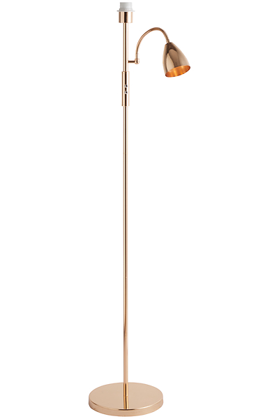 Lampa podłogowa Artemis 2-punktowa metalowa złota