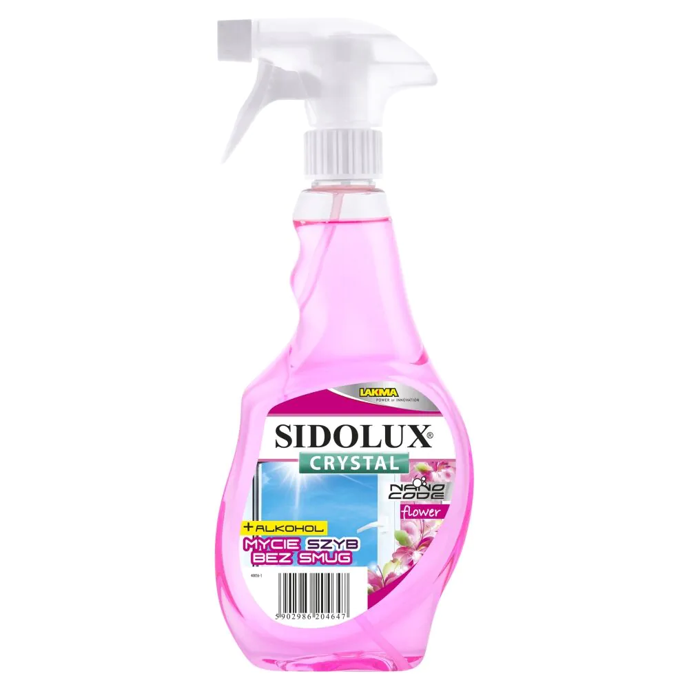 Sidolux Crystal Flower - Płyn do mycia szyb 500 ml