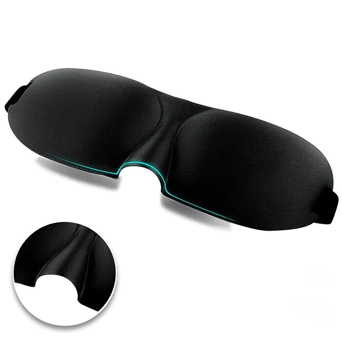 Waya Opaska na oczy 3D Comfort Black