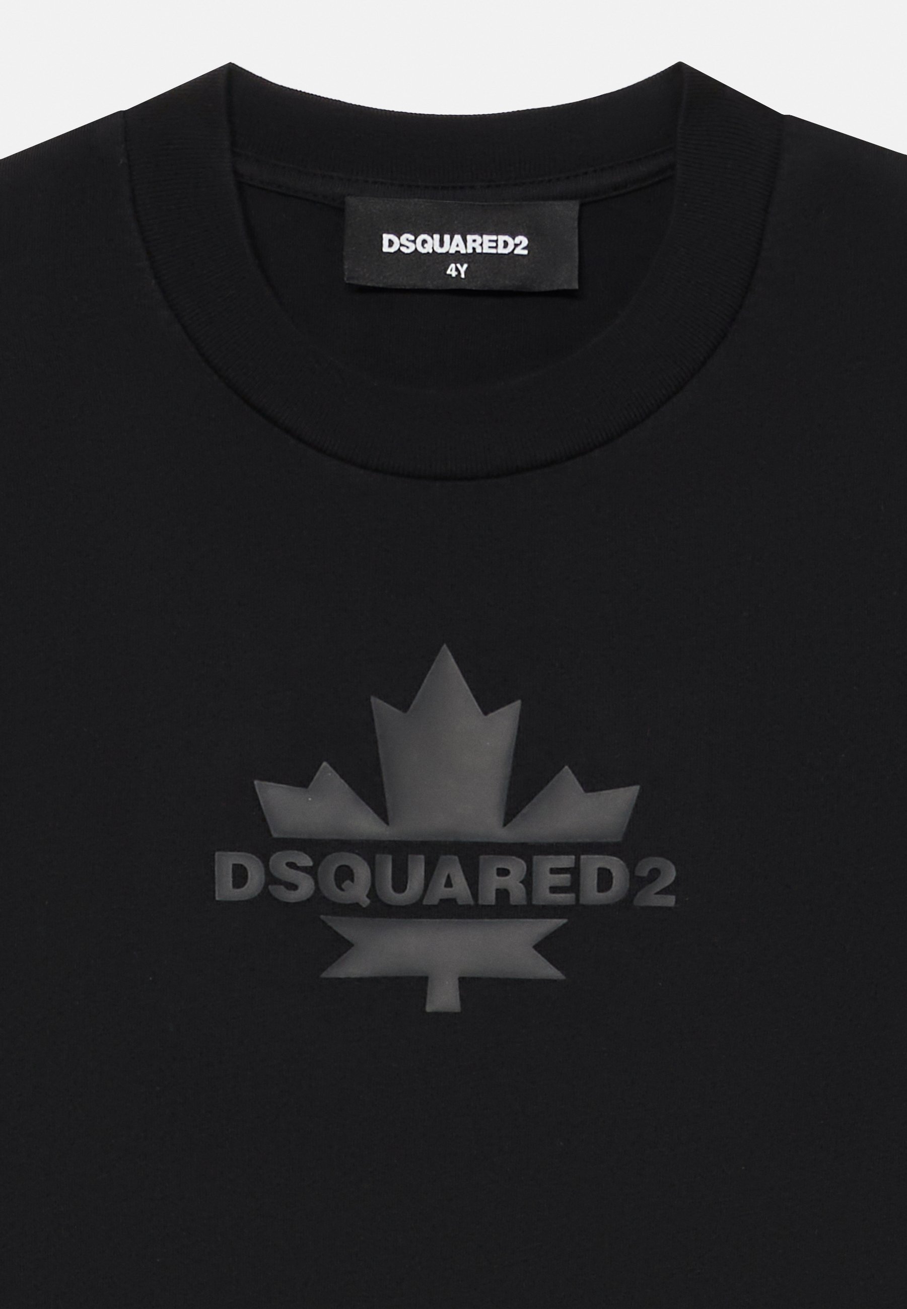 Dsquared2 SLOUCH FIT - T-shirt met print - zwart