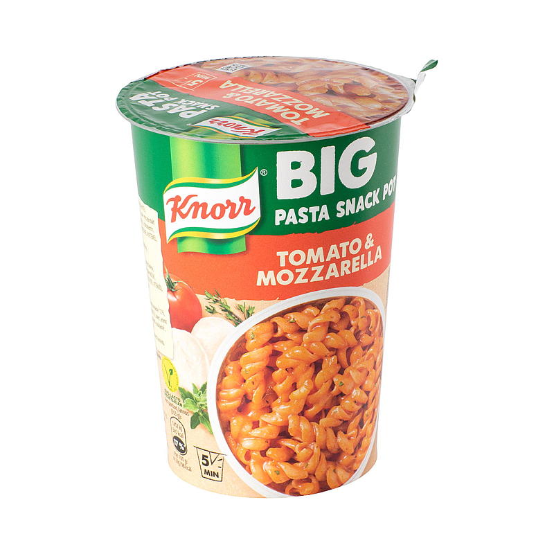 Knorr Tomate y mozzarella, envase grande para snacks, 93 g