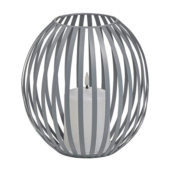 Φανάρι-κερί LED, γκρι