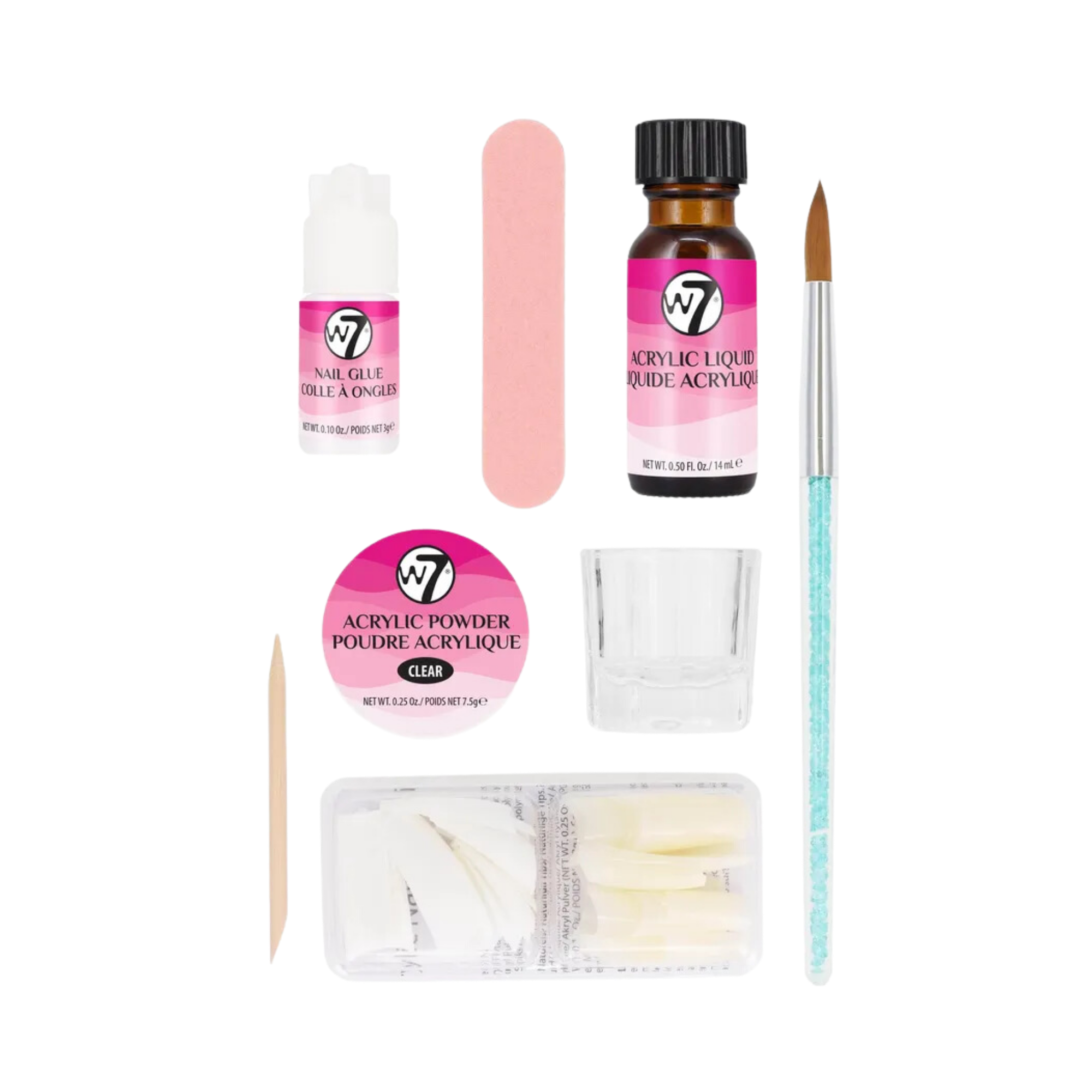 W7 Acryl-Nagelmodellage-Set