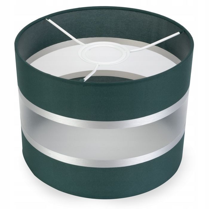 Cilindervormige lampenkap - Light-Home - ELEGANCE 2030/20 - Chromen band - 8 kleuren - 20 cm