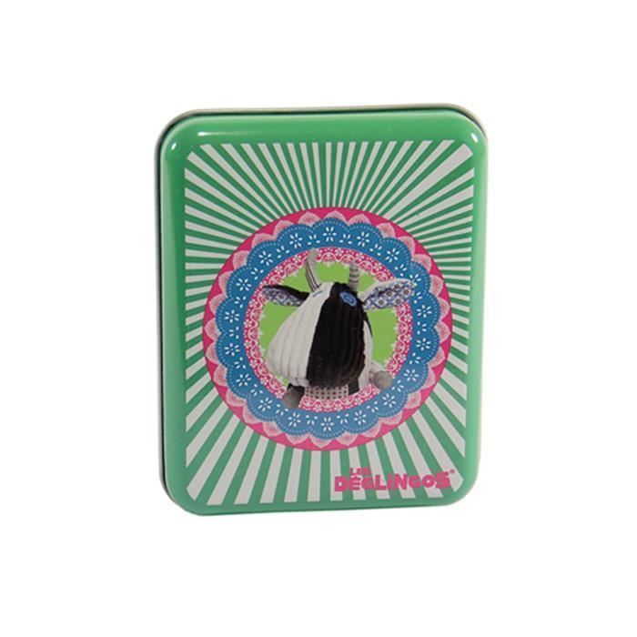 Les deglingos Boîte en métal Milkos la vache.