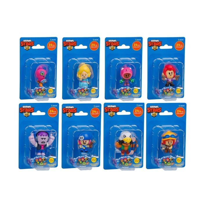 Collectible Figures - BRAWL STARS - BRW2010 - 5 cm - Multicolor - Pack of 1