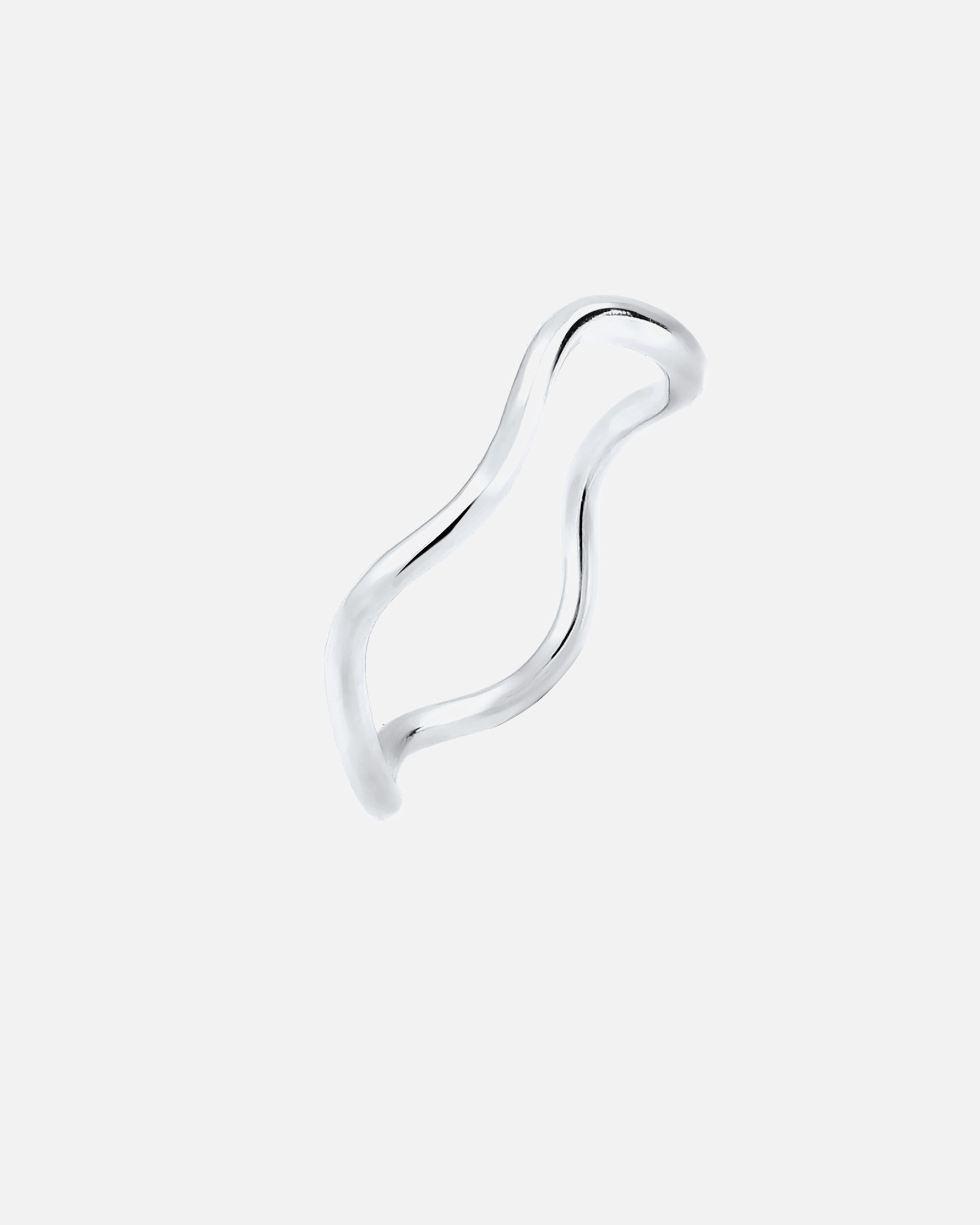 Elli Femmes Vagues Minimaliste Géo Tendance en Argent Sterling 925